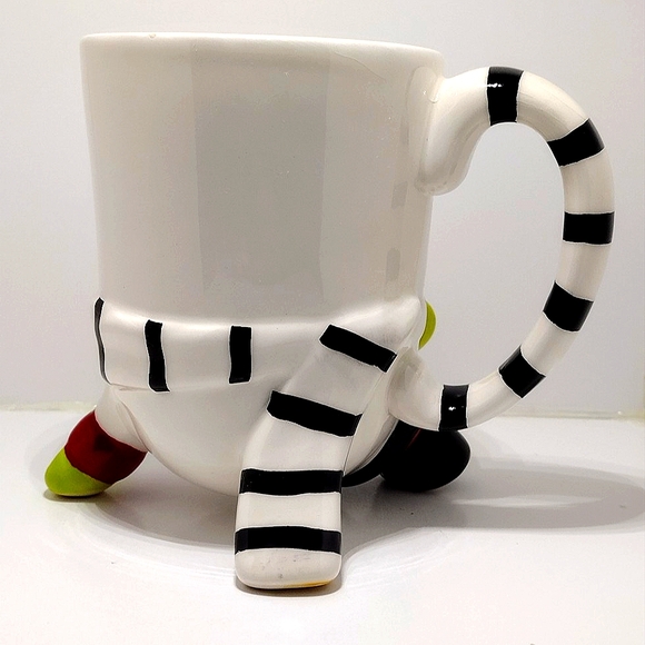 Royal Norfolk Upsidedown Snowman Ceramic Mug - Picture 2 of 9